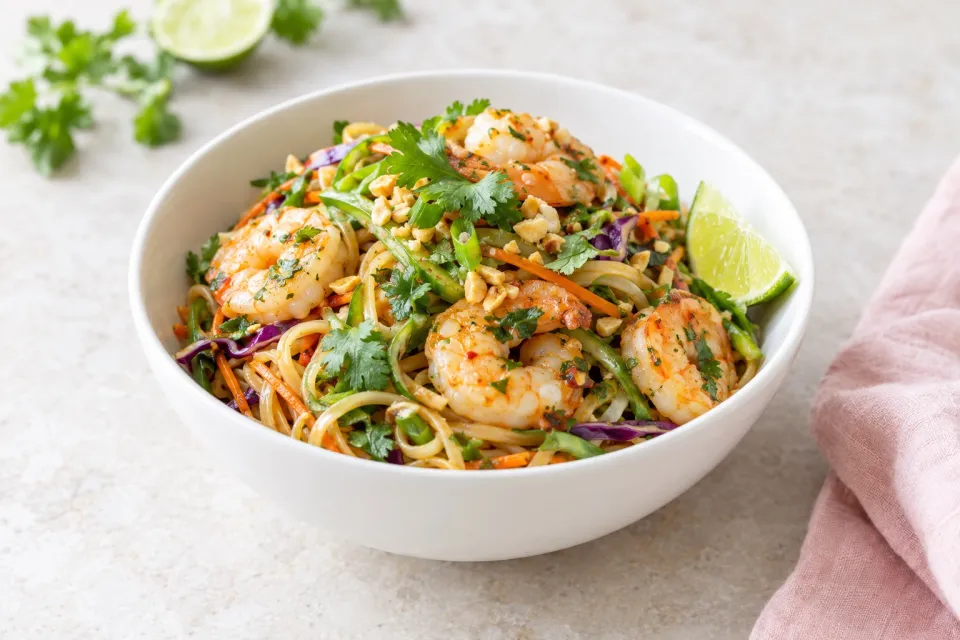 Lime Shrimp Dragon Noodles