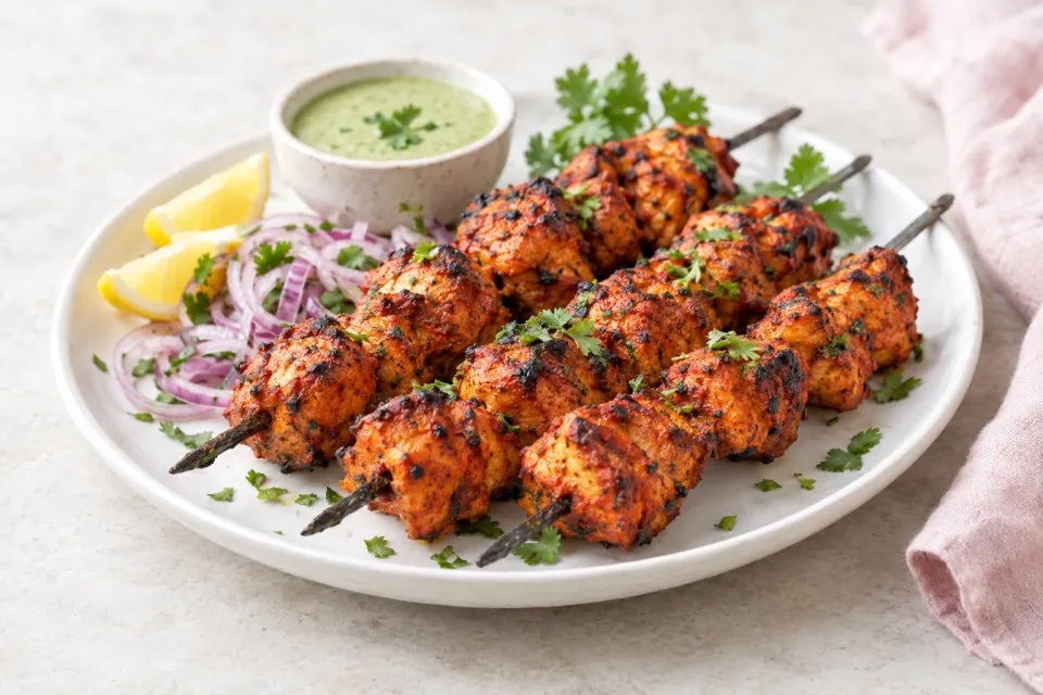 Tandoori Chicken Kebabs