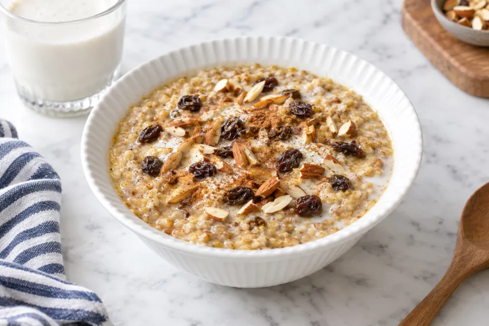 Indian Spiced Oats W/ Coconut Milk