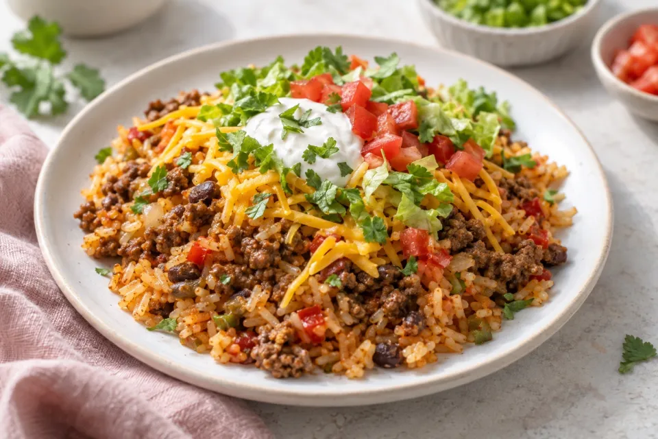 Easy Taco Rice