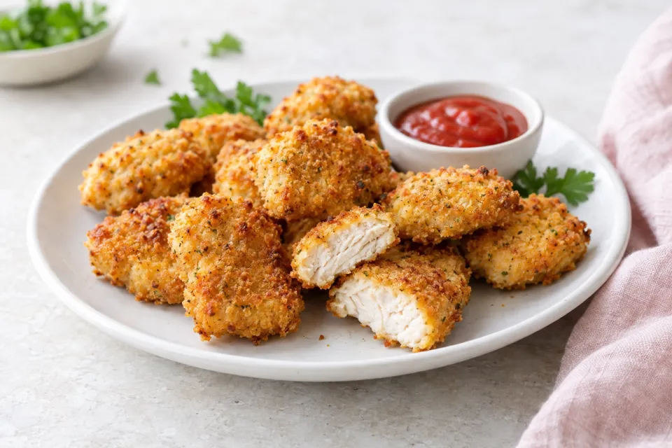 Homemade Baked Chicken Nuggets