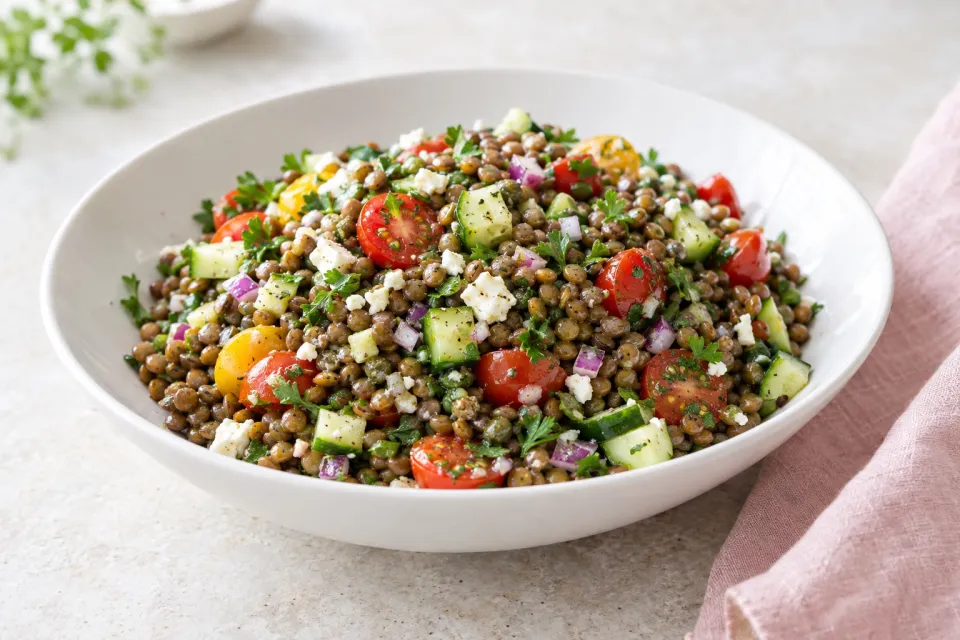Marinated Lentil Salad