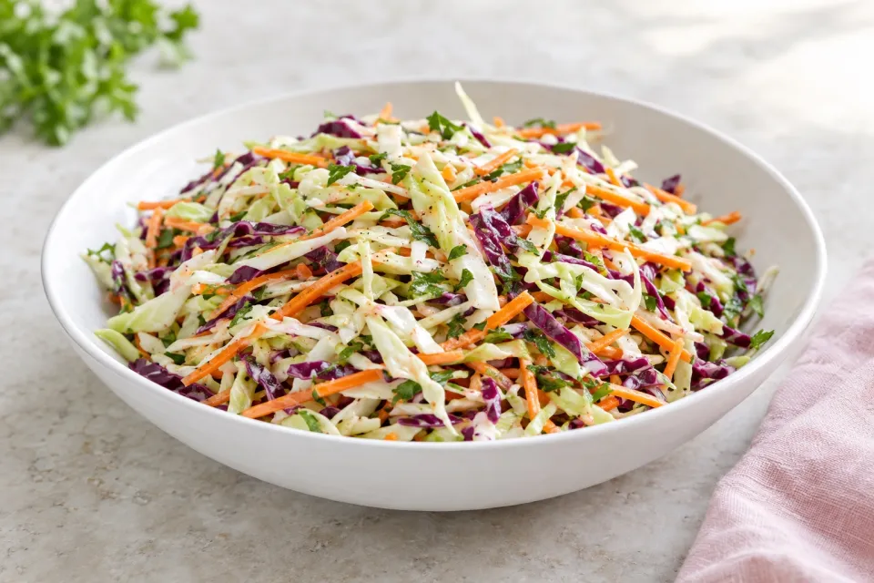 No Mayo Coleslaw