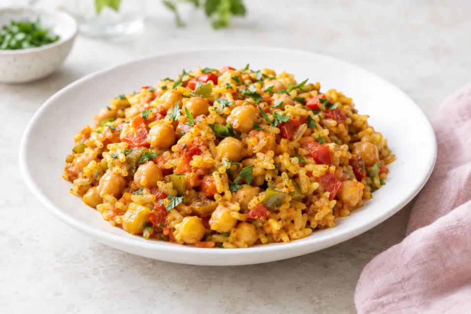 Spanish Chickpeas and Rice