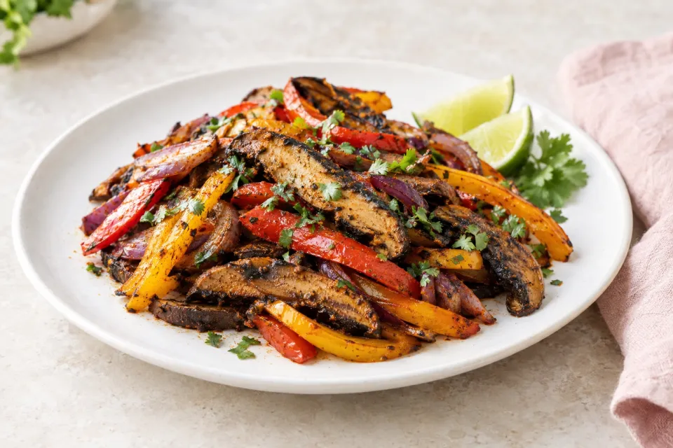 Chipotle Portobello Oven Fajitas