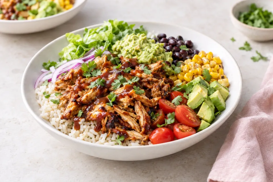 BBQ Chicken Burrito Bowls