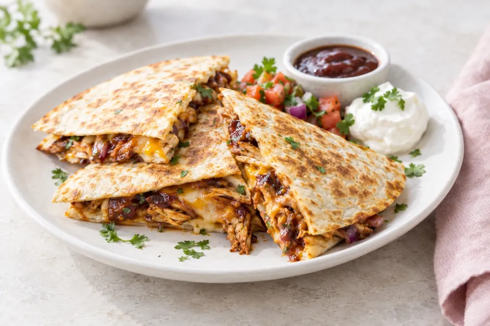 Ultimate BBQ Chicken Quesadillas