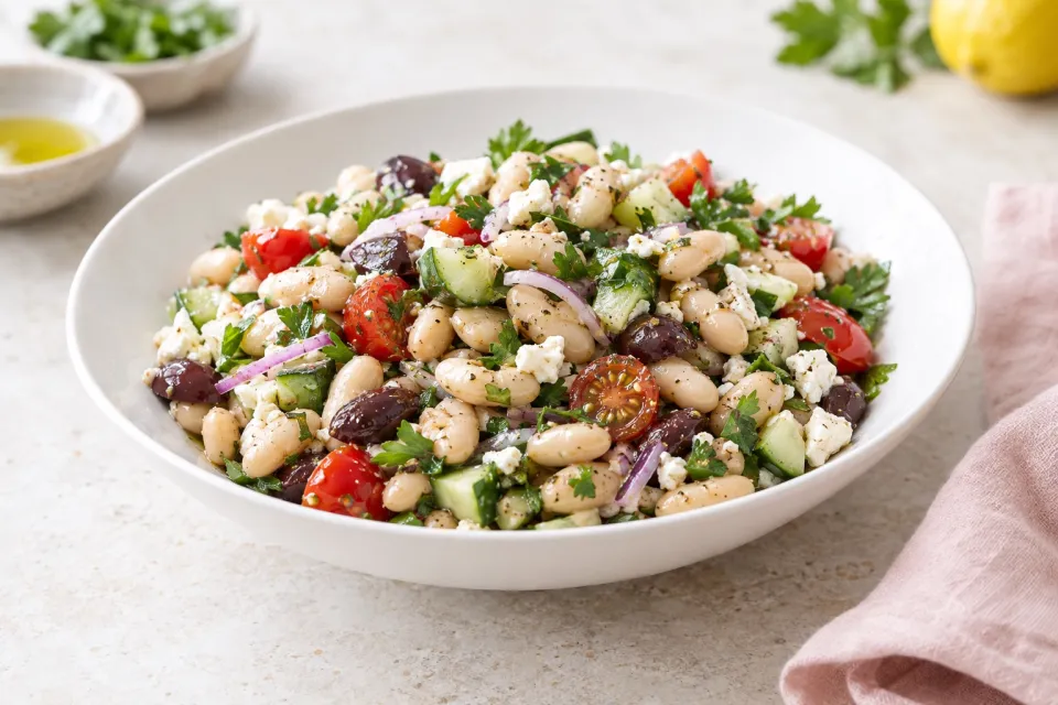 Mediterranean White Bean Salad