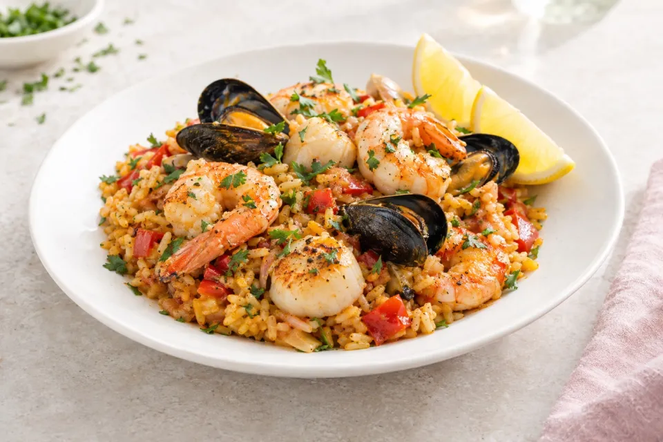 Seafood Rice Skillet