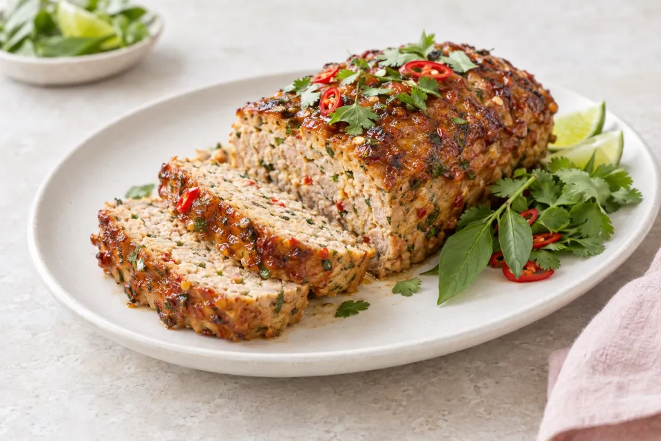 Thai Turkey Meatloaf