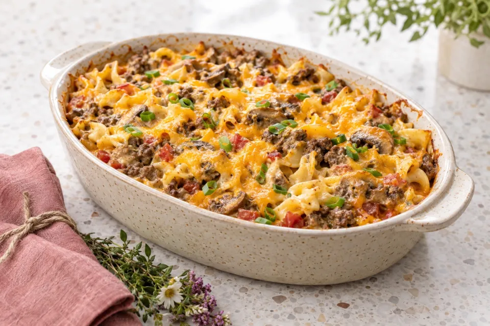 Beef & Mushroom Country Casserole