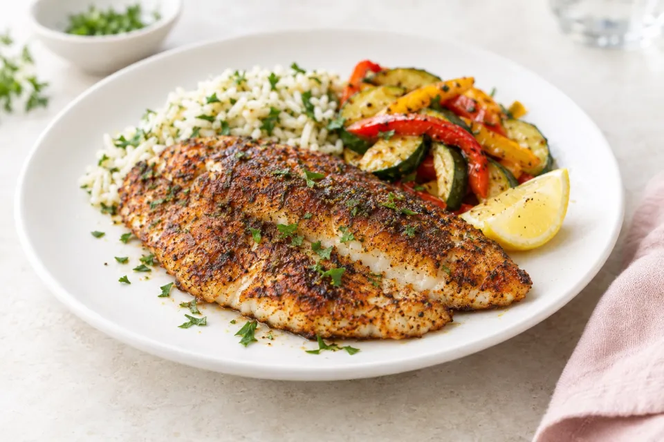 Blackened Tilapia