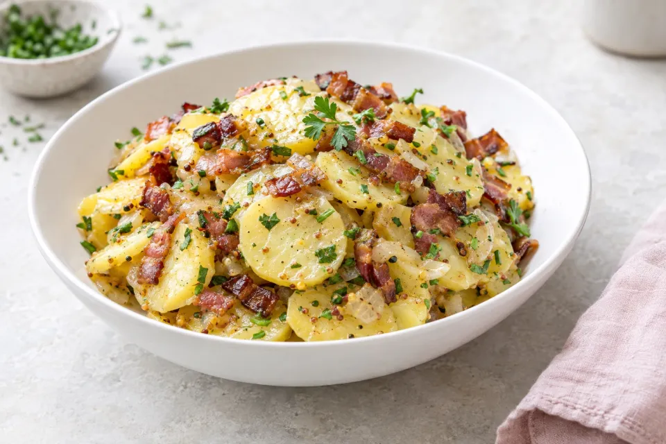 German Potato Salad with Bacon