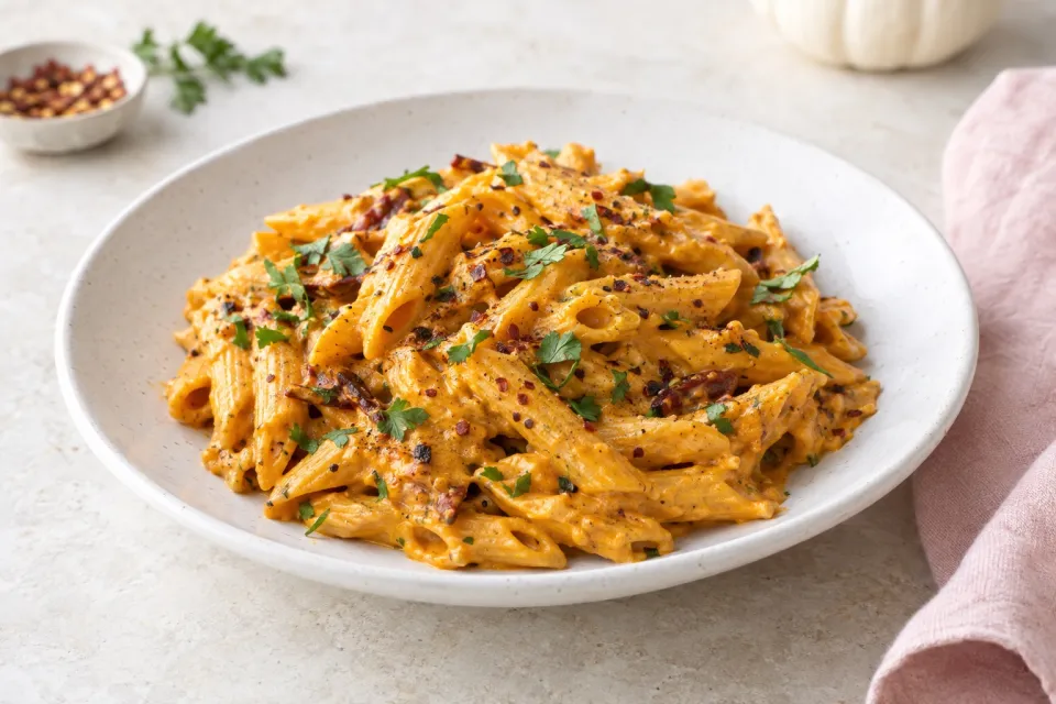 Chipotle Pumpkin Pasta
