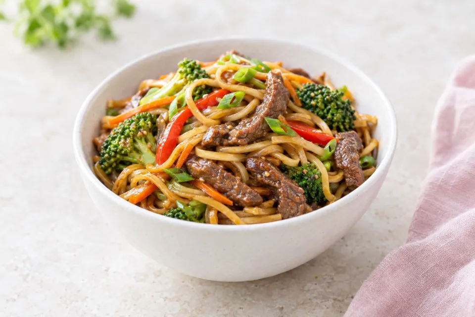 Stir Fry Beef Noodles