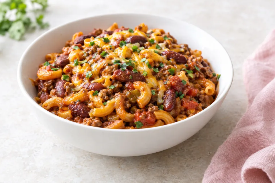 One Pot Chili Pasta