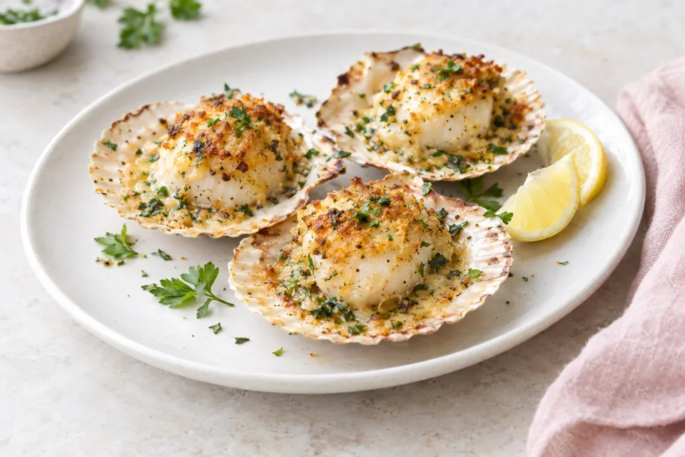 Baked Scallops