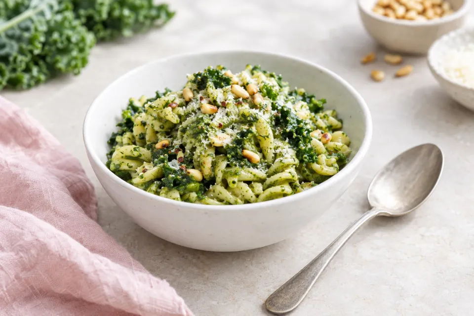 Kale Pesto Pasta