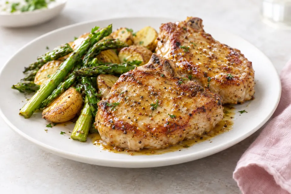 Honey Mustard Pork Chops
