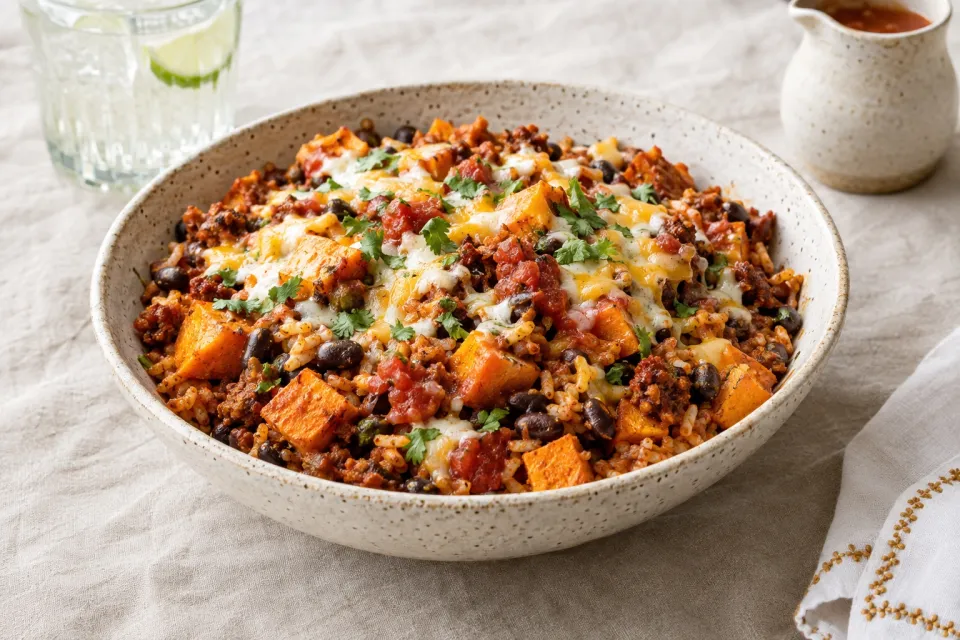 Chorizo Sweet Potato Skillet
