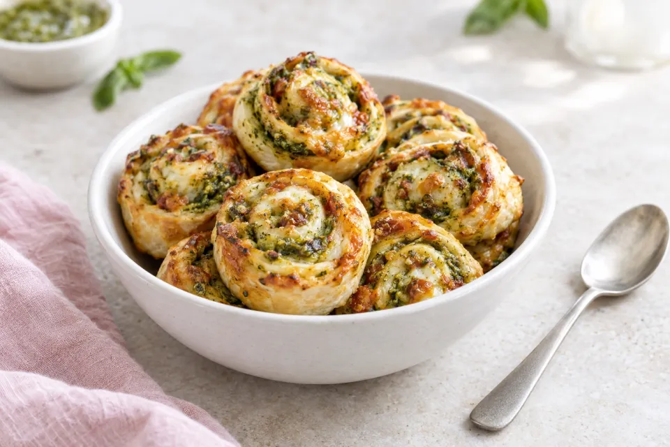 Pesto Pizza Rolls