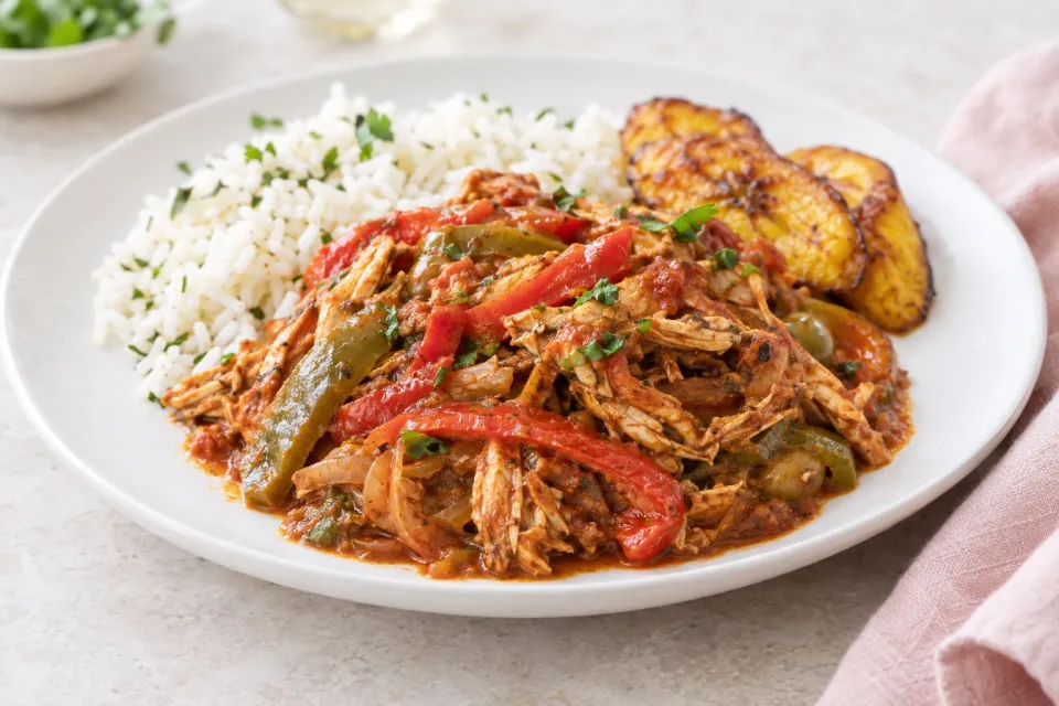 Slow Cooker Chicken Ropa Vieja