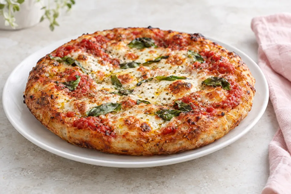 No Knead Pan Pizza