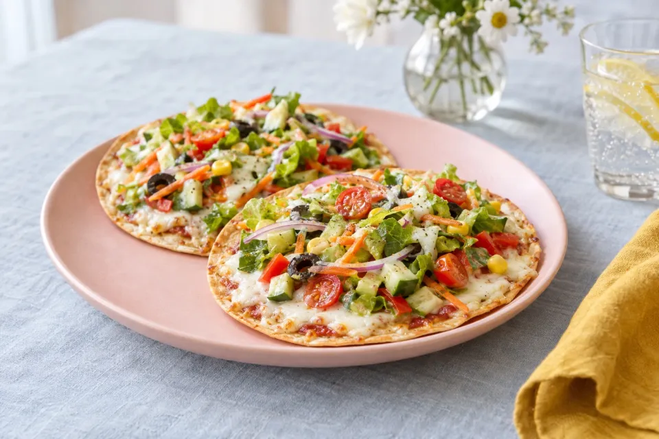 The Quick Fix Salad Bar Pizza