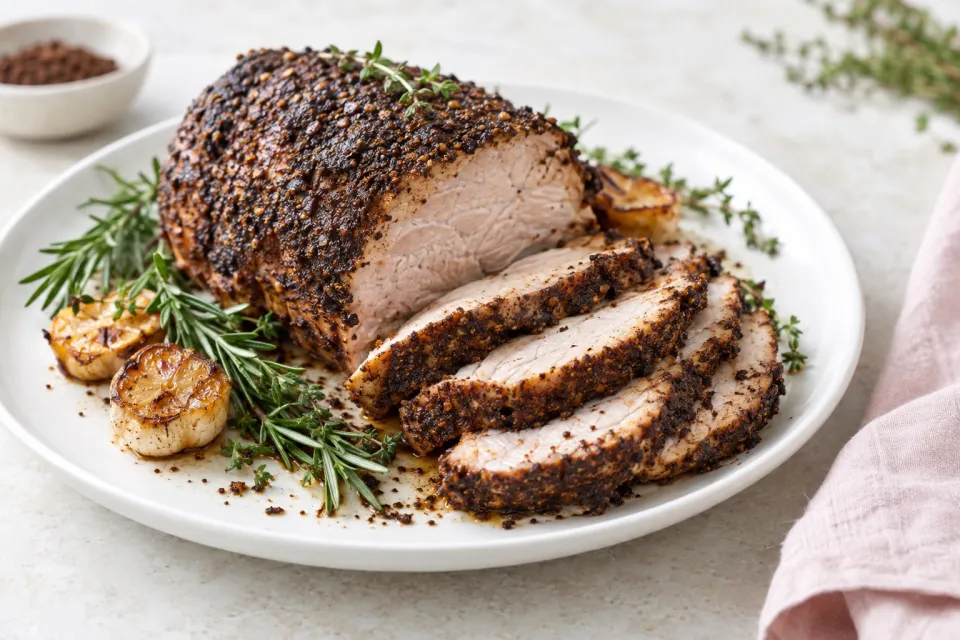 Coffee Rubbed Pork Roast