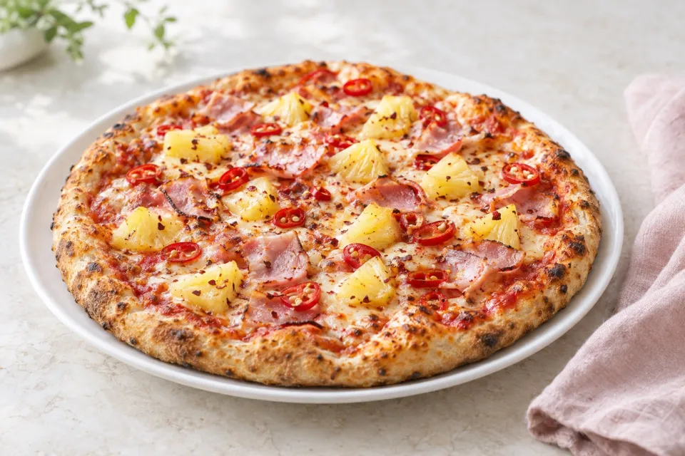 Spicy Hawaiian Pizza