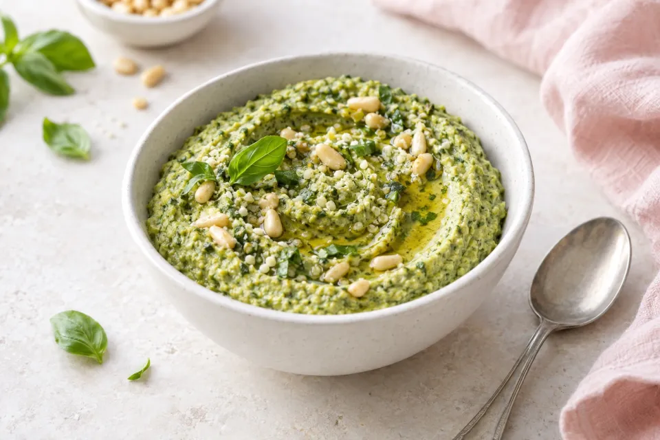 Pesto Hummus