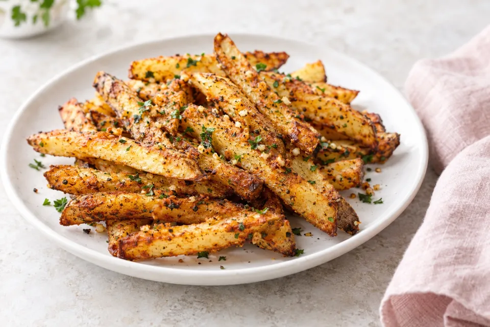 Smoky Garlic Oven Fries