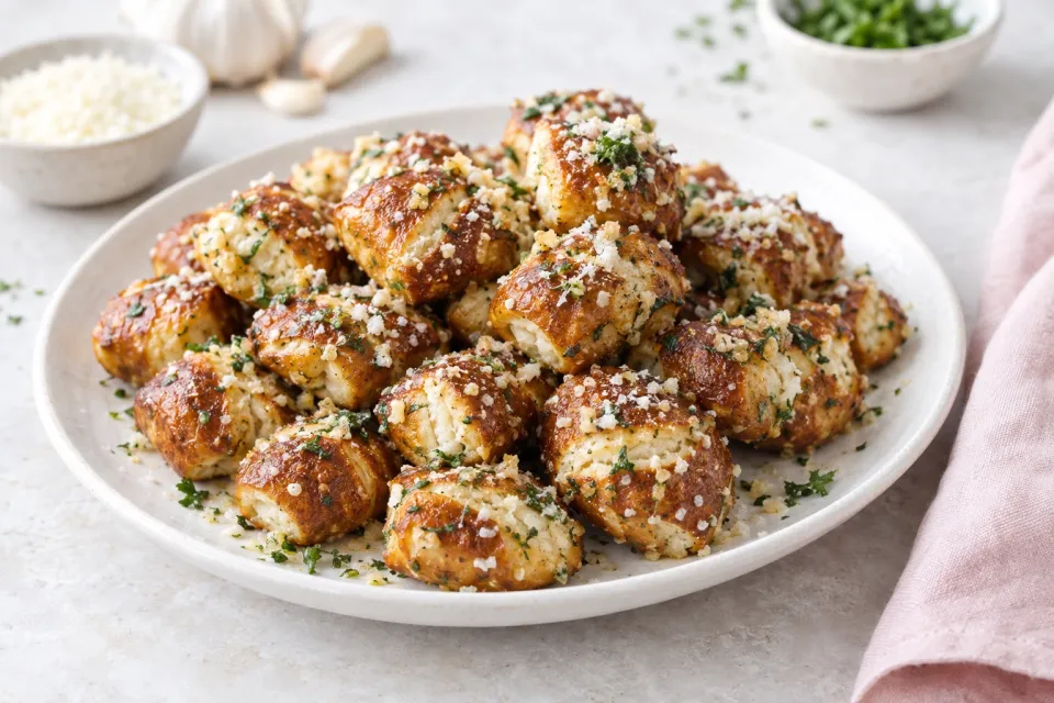 Parmesan Garlic Pretzel Bites