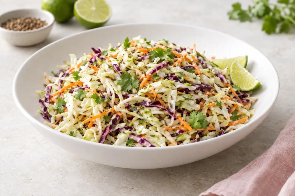 Cumin Lime Coleslaw
