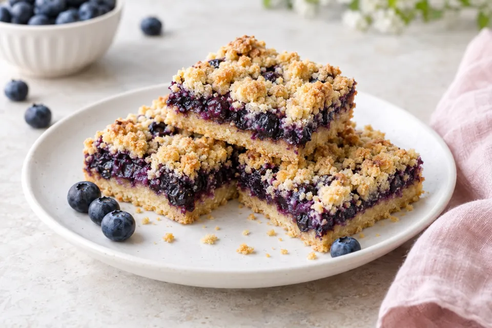 Blueberry Crumb Bars