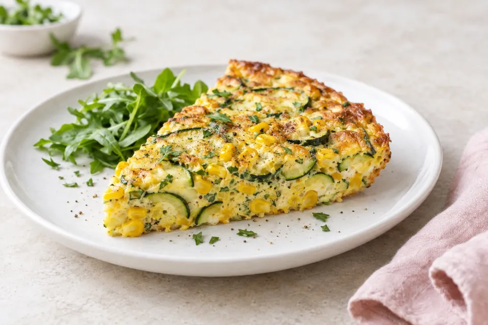 Zucchini and Corn Frittata
