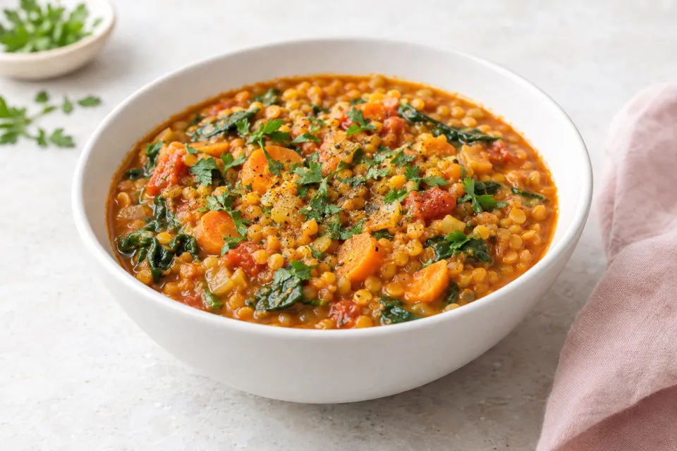 Vegan Red Lentil Stew