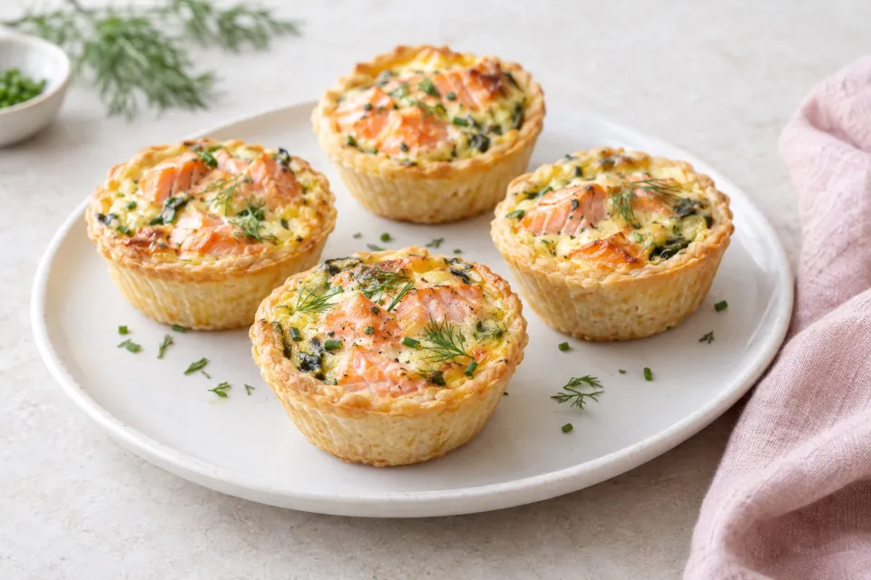 Mini Salmon Quiches