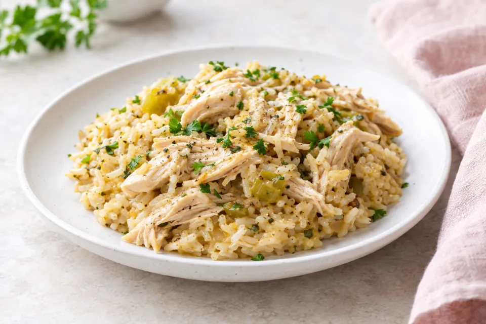 Crockpot Chicken and Rice
