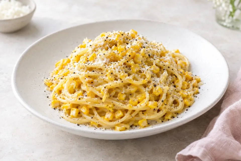 Corn Cacio E Pepe