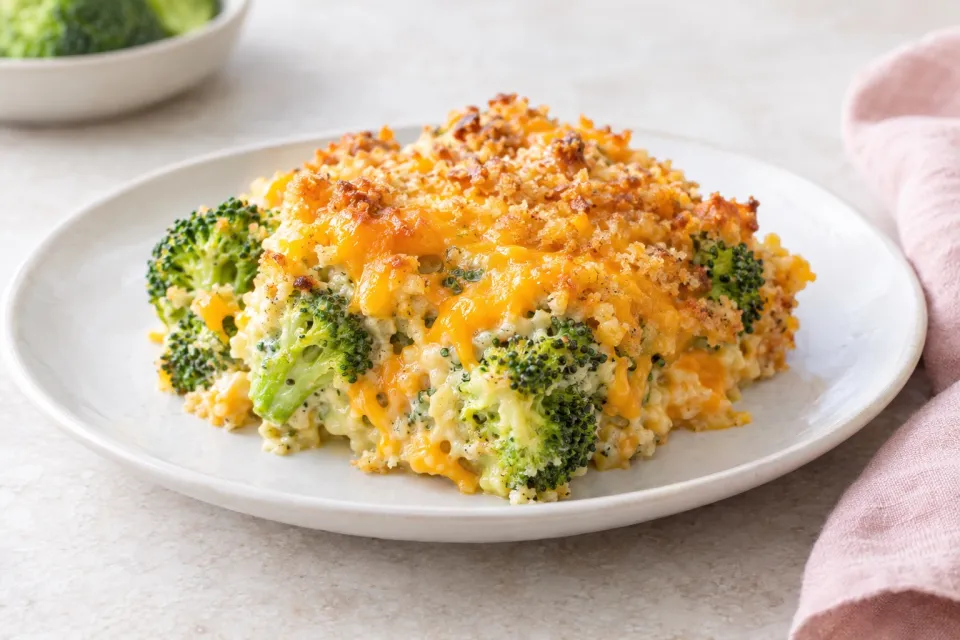 Broccoli Cheddar Casserole