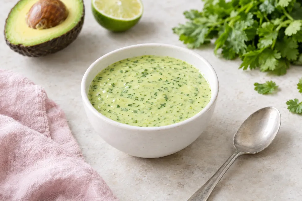 Zesty Avocado Cilantro Buttermilk Dressing