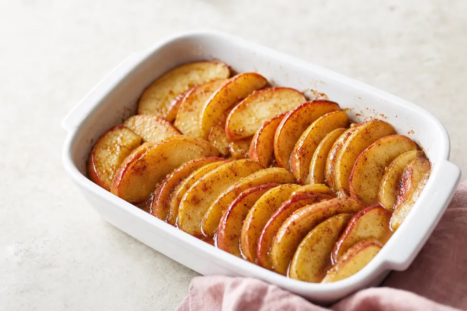 Easy Baked Apple Slices