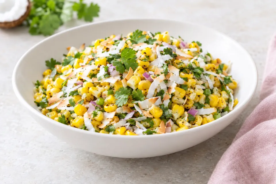 Coconut Corn Salad