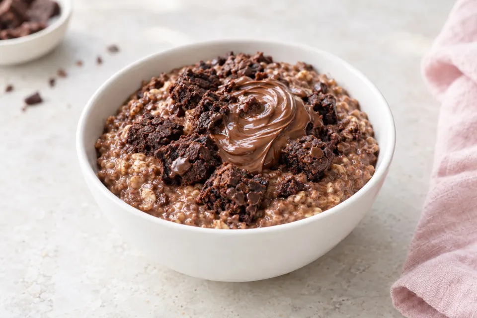 Nutella Brownie Oatmeal