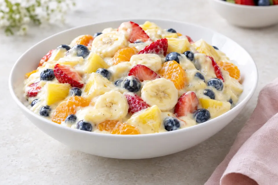 Vanilla Pudding Fruit Salad