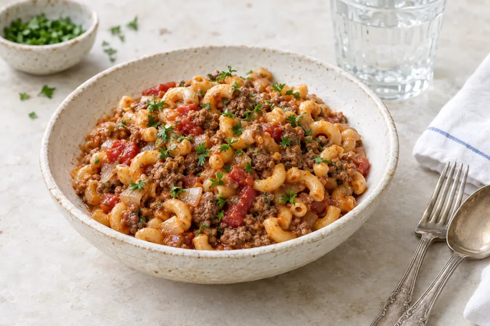 Hamburger and Macaroni