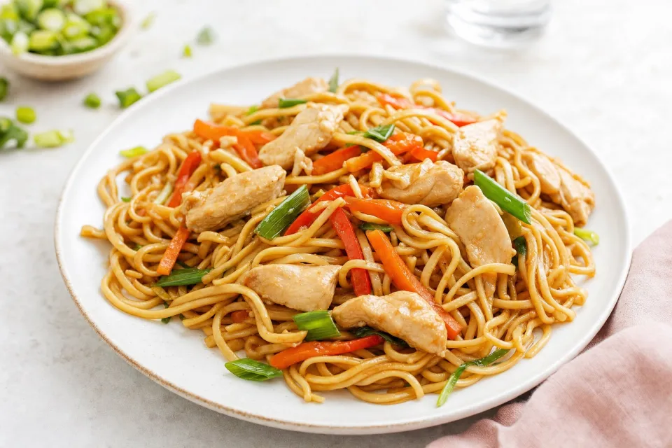 Easy Chicken Lo Mein