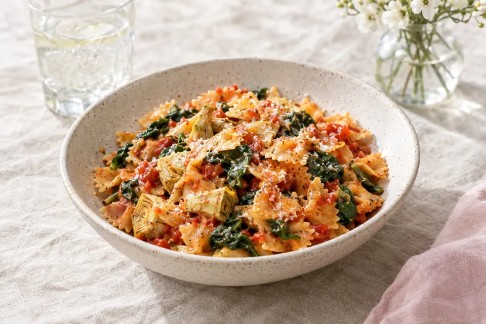 Zesty Tomato & Artichoke Pasta