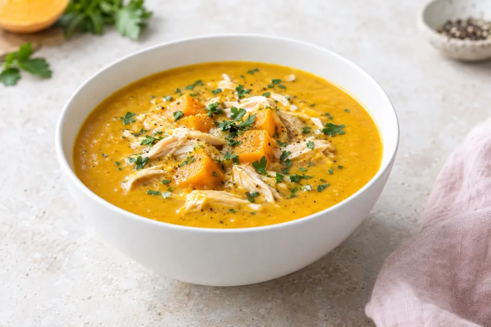 Chicken and Pumpkin Soup